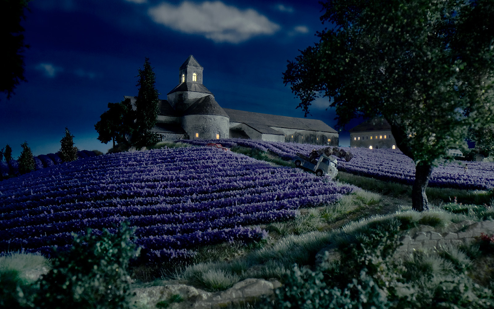 Provence by night