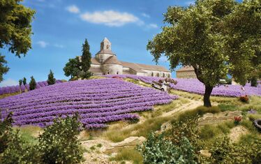Lavender fields in Provence at Miniatur Wunderland